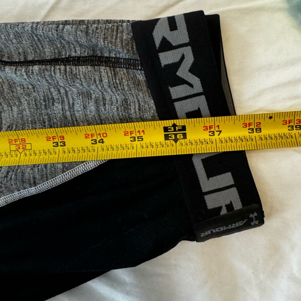 Under Armour Black and Gray Athletic Leggings - Picture 5 of 5
